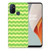 OnePlus Nord N100 TPU bumper Waves Green