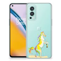 OnePlus Nord 2 5G Telefoonhoesje met Naam Horse Color