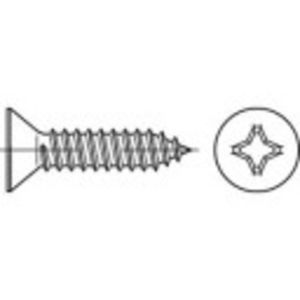 TOOLCRAFT 1068248 Verzonken plaatschroeven 3.9 mm 38 mm Kruiskop Phillips DIN 7982 RVS A2 500 stuk(s)