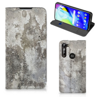 Motorola Moto G8 Power Standcase Beton Print