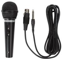 HQ Power microfoon dynamisch 600 Ohm aluminium zwart