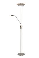 Lucide CHAMPION-LED - Leeslamp - Ø 30 cm - LED Dimb. - 3000K - Mat chroom