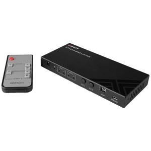 LINDY 38313 HDMI-Matrix-switch 7680 x 4320 Pixel Zwart