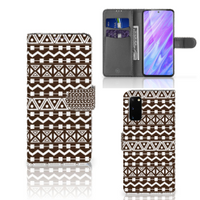 Samsung Galaxy S20 Telefoon Hoesje Aztec Brown