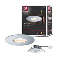 Paulmann 79666 Outdoor House LED inbouwlamp voor buiten 230 V inbouwlamp IP44 warmwit 4,4W 34 ° inbouwspot ultraplat plafondlampen plafondspot