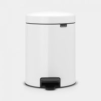 Brabantia newIcon pedaalemmer 2 x 2 liter met 2 kunststof binnenemmers - White