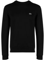 Lacoste sweat à logo appliqué - Noir - thumbnail