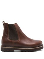 Birkenstock bottines Highwood en cuir à petit talon - Marron