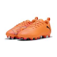 PUMA Unisex Kid's Future 8 Play Fg/Ag Jr Voetbalschoen, Heat Fire PUMA Zwart Ravish, 31 EU