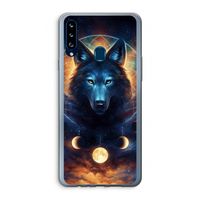 Wolf Dreamcatcher: Samsung Galaxy A20s Transparant Hoesje