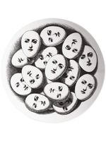 Fornasetti assiette murale Tema e Variazioni N.187 peinte à la main - Blanc