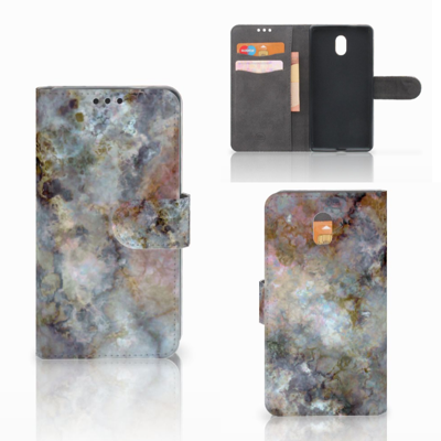 Nokia 3 Bookcase Marmer Grijs