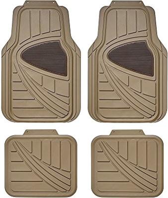 Car Plus automattenset Delta universeel PVC/rubber beige 4 delig