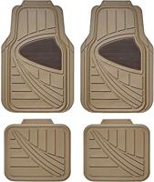 Car Plus automattenset Delta universeel PVC/rubber beige 4 delig