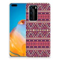 Huawei P40 Pro TPU bumper Aztec Paars