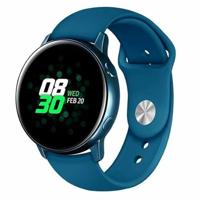 By Qubix - Rubberen sportband - Cyaan - Compatible met Xiaomi Redmi Watch 5 Active/Redmi Watch 5 Lite - Compatible Xiaomi bandje