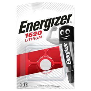 Energizer Lithium-Knoopcelbatterij CR1620 | 3 V DC | 81 mAh | Zilver | 1 stuks - EN-E300163800 EN-E300163800