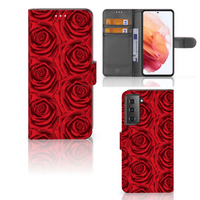 Samsung Galaxy S21 Hoesje Red Roses