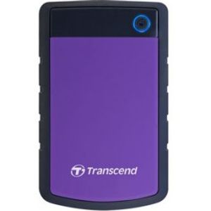 Transcend StoreJet 25H3 4000GB Zwart, Paars