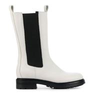 Elena Iachi Dames Laarzen in Leder (Wit)