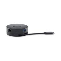 DELL Mobile Adapter DA300 Bedraad USB 3.2 Gen 2 (3.1 Gen 2) Type-C Zwart