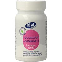 Idyl Foliumzuur & Vitamine D (120 tab)