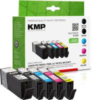 KMP Inktcartridge vervangt Canon PGI-580PGBK XXL, CLI-581BK XXL, CLI-581C XXL, CLI-581M XXL, CLI-581Y XXL Compatibel Combipack Zwart, Foto zwart, Cyaan, - thumbnail