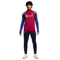 Nike FC Barcelona Strike Trainingspak 1/4-Zip 2023-2024 Bordeauxrood Donkerblauw Goud