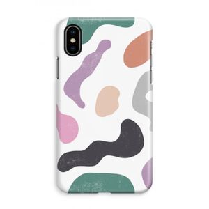 Memphis Shapes: iPhone Xs Volledig Geprint Hoesje