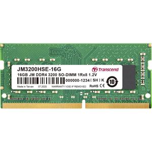 Transcend JetRAM Werkgeheugenmodule voor laptop DDR4 16 GB 1 x 16 GB 3200 MHz 260-pins SO-DIMM JM3200HSE-16G