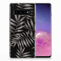 Samsung Galaxy S10 TPU Case Leaves Grey - thumbnail