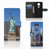 Motorola Moto E5 Plus Flip Cover Vrijheidsbeeld