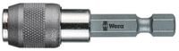 Wera Bithouder | 1/4 inch F 6,3 1/4 inch C 6,3 | snelwisselkop | lengte 52 mm | 1 stuk - 05053872001 - 05053872001