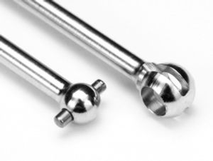 Drive shaft 6x40mm (silver/2pcs)