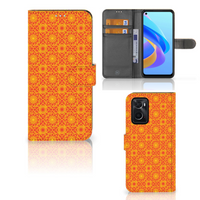 OPPO A76 | A96 Telefoon Hoesje Batik Oranje