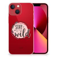 Apple iPhone 13 Telefoonhoesje met Naam Boho Stay Wild - thumbnail