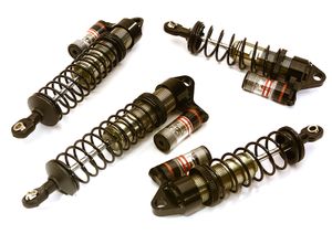 Integy Billet Machined Piggyback shock set - Traxxas Slash 2WD & Nitro Slash