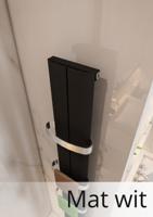 Eastbrook Preston verticale aluminium verwarming 180x18,5cm Mat wit 550 watt