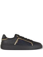 Balmain baskets B-Court en cuir - Noir