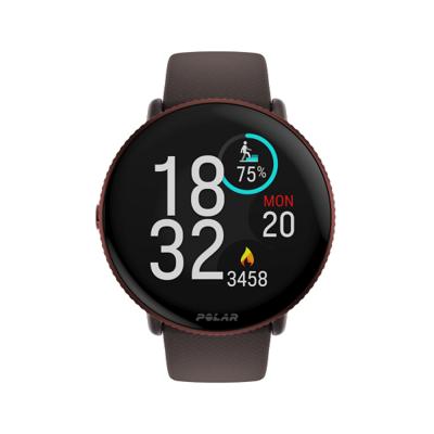 Polar Ignite 3 3,25 cm (1.28") AMOLED 43 mm Digitaal 416 x 416 Pixels Touchscreen Bruin GPS