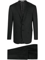 Corneliani costume à veste à simple boutonnage - Gris