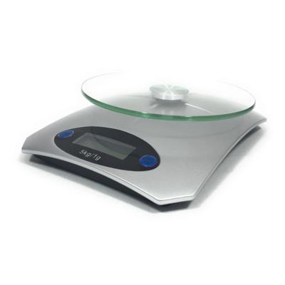 HI Keukenweegschaal digitaal zilverkleurig HI Keukenweegschaal digitaal zilverkleurig