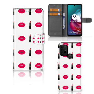 Motorola Moto G10 | G20 | G30 Telefoon Hoesje Lipstick Kiss