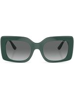 Vogue Eyewear lunettes de soleil rectangulaires à logo imprimé - Vert