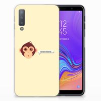 Samsung Galaxy A7 (2018) Telefoonhoesje met Naam Monkey