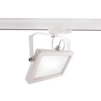 Deko Light Flood 230V-railsysteem lamp LED vast ingebouwd 15 W Energielabel: E (A - G) LED Verkeerswit (RAL 9016) - thumbnail