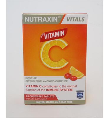 Nutraxin Nutraxin Vitamine C + Rozenbottel + Bioflavonoiden (28kt)