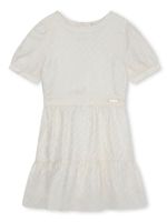 Michael Kors Kids robe à logo en jacquard - Tons neutres