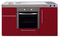 MPB 150 Rood met koelkast en oven RAI-934 - thumbnail