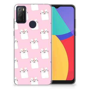 Alcatel 1S (2021) TPU Hoesje Sleeping Cats